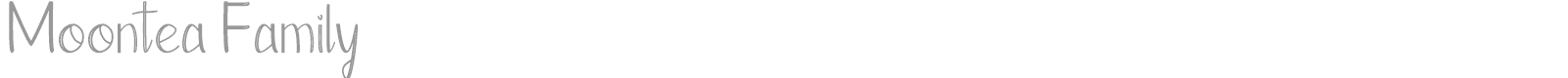 Moontea Family font preview